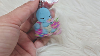 ✿ blissful fields ✿ - double acrylic charm keychain & flower lanyard